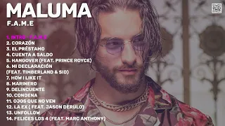 Maluma - F.A.M.E. (Álbum Completo)