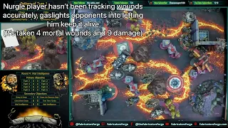 Warhammer 40k Cheater Caught on Camera at GT (Highlights)