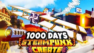 I Survived 1000 Days in STEAMPUNK Minecraft [FULL MOVIE]