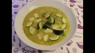 Minestrone with Green Pesto in 60 Seconds