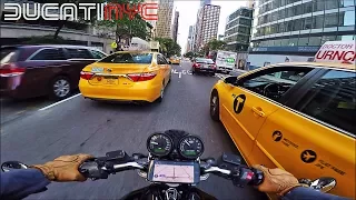 New York City HANDLED STRONG on a Ducati Monster v484