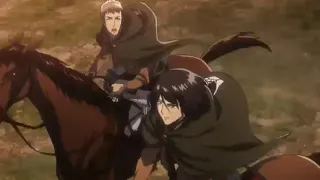 Jean saves Mikasa from Titan! (English Dub)