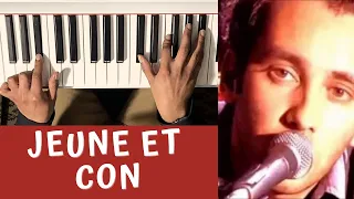 Piano facile // SAEZ - Jeune et con (Tutorial)