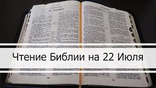 Чтение Библии на 22 Июля: Псалом 21, Евангелие от Матфея 21, 2 Книга Паралипоменон 25, 26
