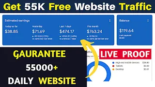 free website traffic without seo get 55k daily visitors