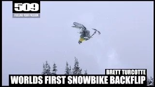 509 - World's first ever Snowbike backflip