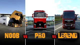 Ets2 Noob vs Pro vs Legend in 2023 | Euro Truck simulator 2