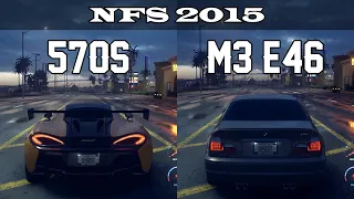 McLaren 570S vs BMW M3 E46 - NFS 2015 (Drag Race)