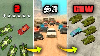 6 Stars Wanted Level in GTA Games (Evolution)