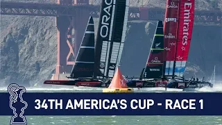 34th America's Cup Race 1 USA vs. NZL | AMERICA'S CUP