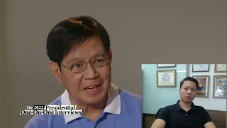 Comment/Observation: 2022 Presidential Candidates Interview on Boy Abunda Talk Channel (ENVIRONMENT)