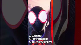 TOP 5 ACROSS THE SPIDERVERSE SONGS