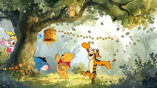 Winnie the Pooh Art - RELAXING Piano Music #winniethepooh #pianomusic #lofivibes #uppbeat