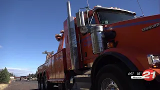Central Oregon tow truck drivers deal with close calls on the highways