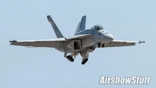 US Navy F/A-18E Super Hornet Demo - Melbourne Air and Space Show 2017