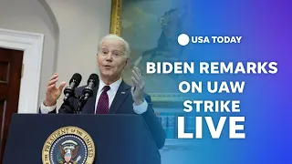 Watch live: President Biden delivers remarks on UAW strike