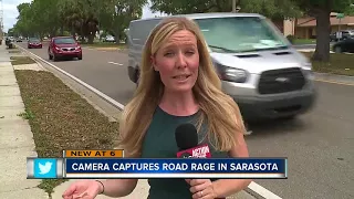 Video shows road rage incident in Sarasota, driver intentionally rams motorcyclist off road