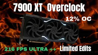 7900 XT Overclocking BEAST! Full benchmarks & Settings. 12% Gains!