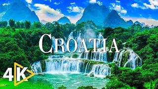 FLYING OVER CROATIA (4K UHD) - Soothing Music Along With Beautiful Nature Videos - 4K Video Ultra HD