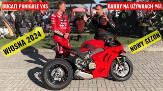 Ducati Panigale V4S - to jego trzeci motocykl w życiu! Nowy sezon Barry na używkach czas start