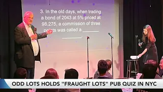 Tom Keene Joins the Odd Lots Team for some financial quizzing