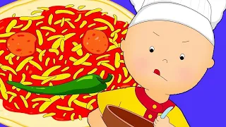 Caillou fait une Pizza | Les Nouvelles Aventures de Caillou | Caillou en Français