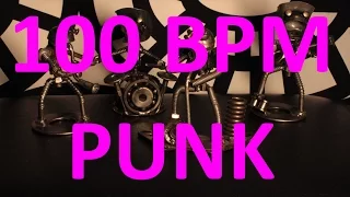 100 BPM - PUNK - 4/4 Drum Track - Metronome - Drum Beat