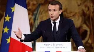 France's Macron vows fake news law, eyeing Russia