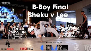 Break Mission x B-Side Festival 2021 // B-Boy Final - Sheku v Lee // stance