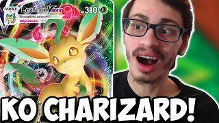 This Leafeon VMAX Deck Destroys Charizard ex! w/Spidops ex! Obsidian Flames PTCGL