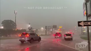 05-13-2024 I-10 Louisiana Extreme Winds - Damage in Lake Charles - Bow Echos Blows Through