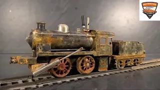 Abandoned train restoration  | Antique Locomotive Train Restoration | Abandoned model train