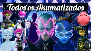 TODOS Os AKUMATIZADOS (Vilões) Pt. 3 - Miraculous Ladybug