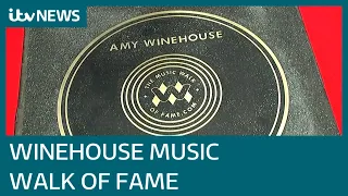 Amy Winehouse honoured on Camden's  Music Walk of Fame | ITV News