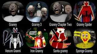 Granny, Granny 3, Granny Chapter Two, Granny Spider, Venom Granny, Iron Granny, Santa Granny ...