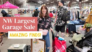 Shopping The Largest Garage Sale | Amazing finds! | Vintage Thrift with Me