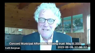 Concord Municipal Affordable Housing Trust May 9, 2023