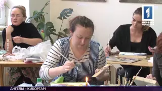 Одесские волонтеры рисуют ангелов для киборгов