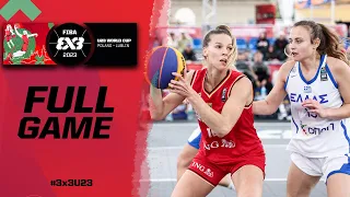 Greece 🇬🇷 vs Germany 🇩🇪 | Women | Full Game | FIBA 3x3 U23 World Cup 2023