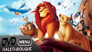 The Lion King (1994, 2011) DvD Menu Walkthrough