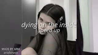 dying on the inside - nessa barrett (speed up)