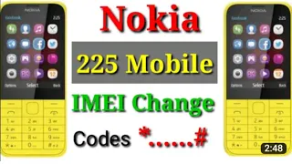 nokia 225 imei change code || imei null soloution done