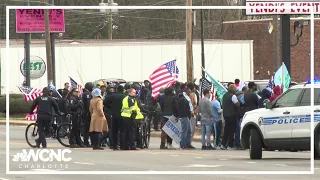 4 people arrested during protest against Eritrean government, Charlotte police say