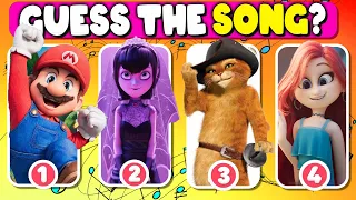 Guess Character By Their song? |Netflix Puss In Boots Quiz,hotel transylvania, Madagascar l #3