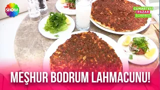 Her yaz tartışma konusu olan meşhur Bodrum Lahmacunu!