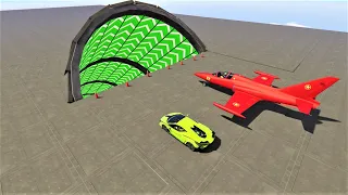 Jet vs Super Car Goes Wrong - Crazy Transform Race