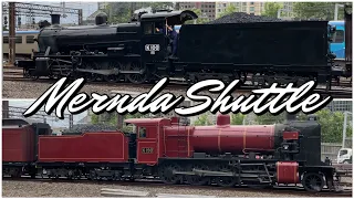 Mernda Shuttle SteamRail | Flinders Street Station | K100/K190 Push/Pull Steam Engines | Heritage