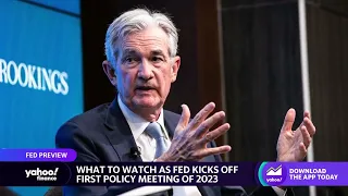 Fed rate hikes: What to watch for in first policy meeting of 2023