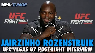 Jairzinho Rozenstruik Sees Derrick Lewis, Tai Tuivasa or Serghei Spivac Next | UFC Fight Night 238