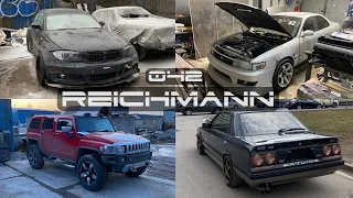 EP042. Титановый выхлоп на 4G63 evo BMW и выхлоп на HUMMER H3